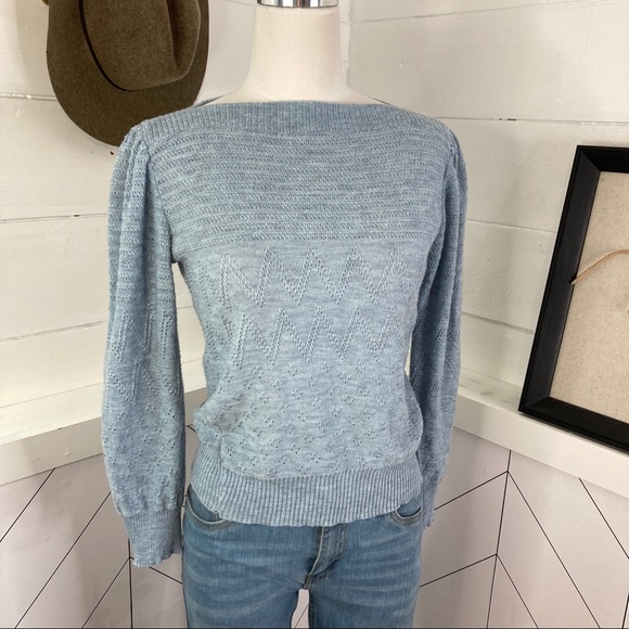 Vintage Sweaters - *Vintage* Oops California Blue Sweater